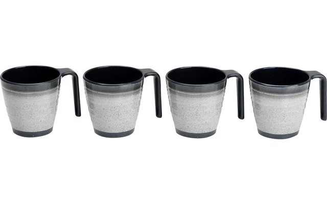 Flamefield Granite Melamin Geschirr-Set 12-tlg. Grey 3 Flamefield Granite Melamin Geschirr-Set 12-tlg. Grey – Bild 3