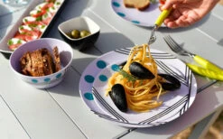 Berger Dots Melamin Geschirr-Set 16-tlg. Grün 12 Berger Dots Melamin Geschirr-Set 16-tlg. Grün -Campingkocher Geschäft 260273 1859640