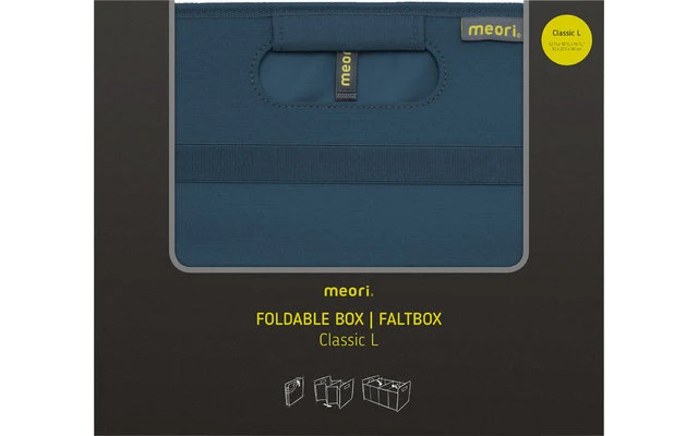 Meori Faltbox Classic Marineblau Large 30 Liter 7 Meori Faltbox Classic Marineblau Large 30 Liter – Bild 7