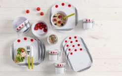 Berger Dots Melamin Geschirr-Set 16-tlg. Grün 10 Berger Dots Melamin Geschirr-Set 16-tlg. Grün -Campingkocher Geschäft 293383 2404276
