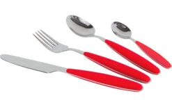 Gimex Edelstahlbesteck Set 16 Tlg. Rot -Campingkocher Geschäft 327722 2538140 1