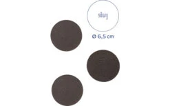 Silwy® Magnet-Pads 6,5 Cm 4er Set Schwarz -Campingkocher Geschäft 336521 2524417 1