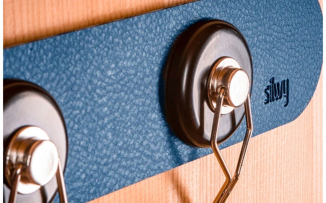 Silwy® Metall-Leiste 25 Cm Mit Ledercoating Black 2 Silwy® Metall-Leiste 25 Cm Mit Ledercoating Black – Bild 2