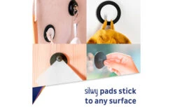 Silwy® Clever Magnethaken Inkl. Metall-Nano-Gel-Pad 5 Cm 2 Tlg. Blau 10 Silwy® Clever Magnethaken Inkl. Metall-Nano-Gel-Pad 5 Cm 2 Tlg. Blau -Campingkocher Geschäft 337217 2581250