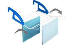 Metaltex Bries Heizungs- Und Balkonwäschetrockner Blau / Weiß 8 Metaltex Bries Heizungs- Und Balkonwäschetrockner Blau / Weiß -Campingkocher Geschäft 352244 2435093 1