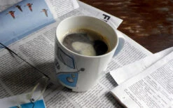 VW Collection T1 Bulli Kaffeetasse 370 Ml Blau -Campingkocher Geschäft 386281 2849108