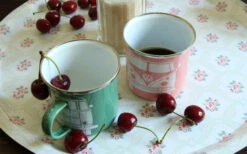 VW Collection T1 Bus Emaille Tassen Set 2 Stück 350 Ml Grün / Rosa 10 VW Collection T1 Bus Emaille Tassen Set 2 Stück 350 Ml Grün / Rosa -Campingkocher Geschäft 410420 2980355