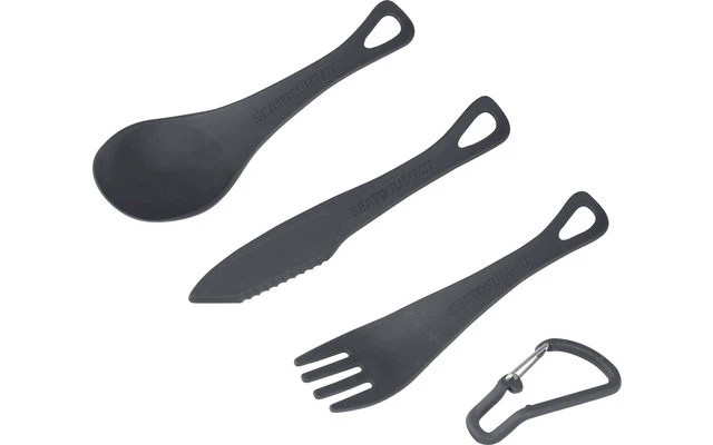 Sea To Summit Delta Cutlery Set Campingbesteck 3-tlg. Grau 6 Sea To Summit Delta Cutlery Set Campingbesteck 3-tlg. Grau – Bild 6