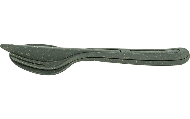 Koziol KLIKK Besteck Set 3-tlg. Grau 3 Koziol KLIKK Besteck Set 3-tlg. Grau – Bild 3