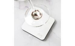 Silwy® Metall Nano Gel Untersetzer Eckig 8,3 X 8,3 Cm Weiß -Campingkocher Geschäft 435624 3104247