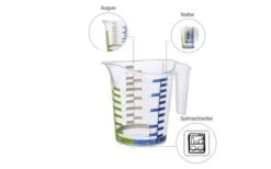 Rotho Domino Messbecher 0,5 Liter -Campingkocher Geschäft 442967 3184166