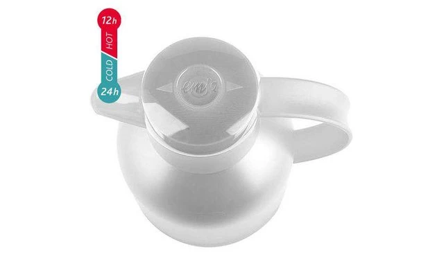 Emsa Isolierkanne Samba 1 Liter Blau Transluzent 2 Emsa Isolierkanne Samba 1 Liter Blau Transluzent – Bild 2