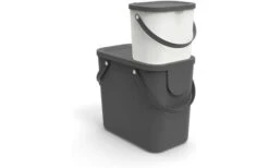 Rotho Albula Recycling Müllsystem 25 Liter Dunkelgrün -Campingkocher Geschäft 460517 3317690 1