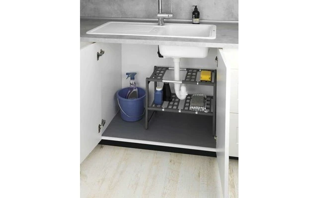 Wenko Anti Rutsch Schutzmatte Siero 120 X 50 Cm Grau 4 Wenko Anti Rutsch Schutzmatte Siero 120 X 50 Cm Grau – Bild 4