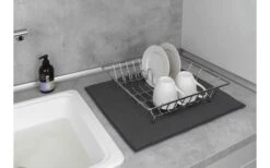 Wenko Mikrofaser Abtropfmatte Miko Blau -Campingkocher Geschäft 492443 3504803