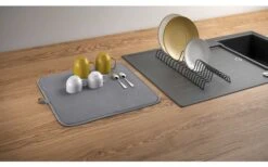 Metaltex Dry-Tex 2-in-1 Abtropfgestell Mit Microfasermatte Silber -Campingkocher Geschäft 497414 3367262