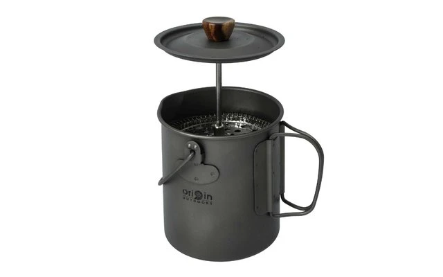 Origin Outdoors French Press 3 In 1 Titan Kaffeekocher 3 Origin Outdoors French Press 3 In 1 Titan Kaffeekocher – Bild 3