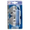 Wenko Vacuum-Loc Adapter Matt Premium 2er Set Befestigen Ohne Bohren