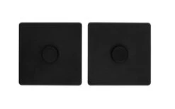 Wenko Turbo-Loc Adapter Klebepad-Adapter Eckig Schwarz