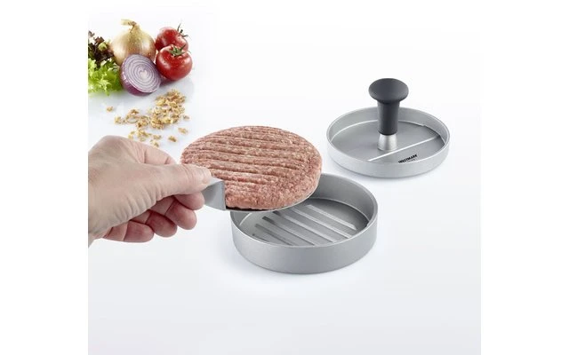 Westmark Hamburgermaker Mit Heber Uno Plus Silber 1 Westmark Hamburgermaker Mit Heber Uno Plus Silber