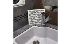 Pufz Schwedisches Geschirrtuch Wohnwagen Muster Lila -Campingkocher Geschäft 552865 3623236