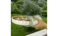 Pufz Topflappen Wohnwagen Weiß/grau 2er Pack -Campingkocher Geschäft 553960 3686174