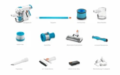 Invictus X7 Akkustaubsauger Set 14 Teilig Türkis / Weiß -Campingkocher Geschäft 586963 4007127