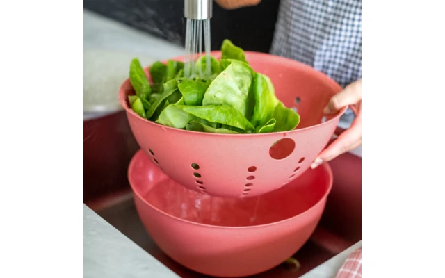 Koziol Sieb Palsby Abtropfsieb Nature Leaf Green 2 Koziol Sieb Palsby Abtropfsieb Nature Leaf Green – Bild 2