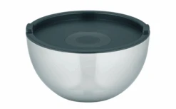 Elo Basic Doppelwandige Schüssel Silber Schwarz 17 Cm