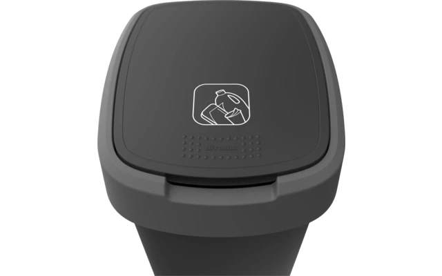 Rotho Twist Abfalleimer Mit Schwing- Und Klappdeckel 25 Liter Mistletoe Grün 2 Rotho Twist Abfalleimer Mit Schwing- Und Klappdeckel 25 Liter Mistletoe Grün – Bild 2