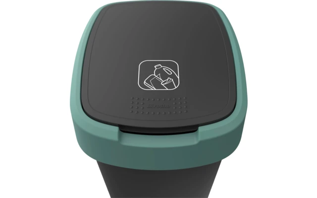 Rotho Twist Abfalleimer Mit Schwing- Und Klappdeckel 10 Liter Horizon Blau 6 Rotho Twist Abfalleimer Mit Schwing- Und Klappdeckel 10 Liter Horizon Blau – Bild 6