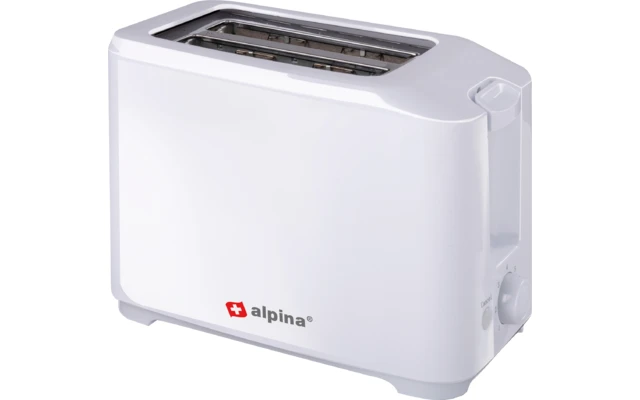 Alpina Doppelschlitz Toaster 700 W Weiß 1 Alpina Doppelschlitz Toaster 700 W Weiß