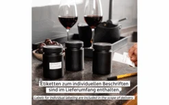 Silwy® Feinkost-Magnetgläser WHITE & CLASSY (192 Ml) 3er-Set Inkl. Metallleiste -Campingkocher Geschäft 693332 4711811 1