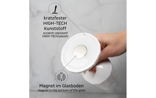 Silwy® Magnet-Kunststoffglas WEIN CHEERS WHITE (0,3l) 2 Silwy® Magnet-Kunststoffglas WEIN CHEERS WHITE (0,3l) – Bild 2