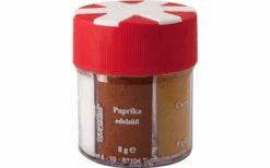 Basic Nature BasicNature Gewürzstreuer 6 In 1 Mit Salz / Pfeffer Weiß / Pfeffer Schwarz / Paprika / Curry / Knoblauch -Campingkocher Geschäft 717878 4881134