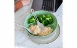 Koziol Connect Separee Menüteller Mit Deckel 1,5 Liter Nature Wood -Campingkocher Geschäft 728537 4917062