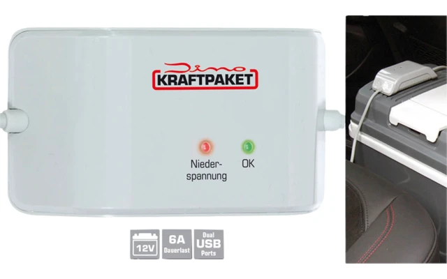 Dino Kraftpaket Batteriewächter 12V Für Kühlbox 1 Dino Kraftpaket Batteriewächter 12V Für Kühlbox